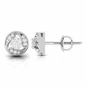 Jewelove™ Pendants & Earrings Platinum with Diamond Pendant Set for Women JL PT P 2457