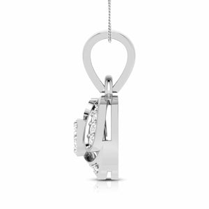 Jewelove™ Pendants & Earrings Platinum with Diamond Pendant Set for Women JL PT P 2457