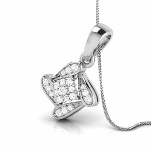 Jewelove™ Pendants & Earrings Platinum with Diamond Pendant Set for Women JL PT P 2458