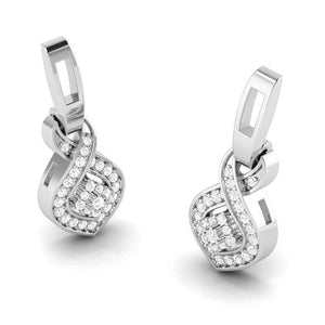 Jewelove™ Pendants & Earrings Platinum with Diamond Pendant Set for Women JL PT P 2460