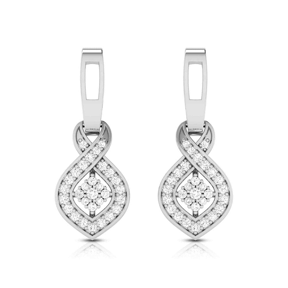 Jewelove™ Pendants & Earrings Earrings only Platinum with Diamond Pendant Set for Women JL PT P 2460