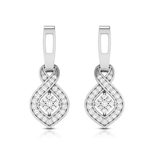 Jewelove™ Pendants & Earrings Earrings only Platinum with Diamond Pendant Set for Women JL PT P 2460