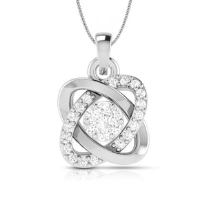 Jewelove™ Pendants & Earrings Pendant only Platinum with Diamond Pendant Set for Women JL PT P 2461