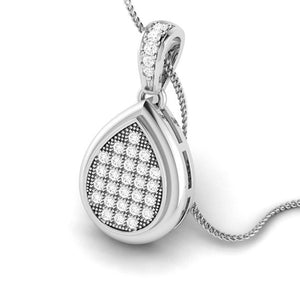 Jewelove™ Pendants & Earrings Platinum with Diamond Pendant Set for Women JL PT P 2492