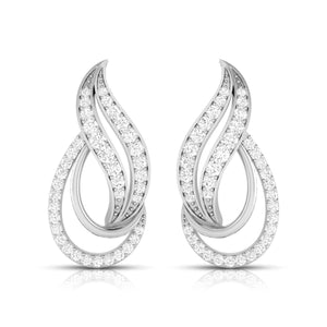 Jewelove™ Pendants & Earrings Platinum with Diamond Pendant Set for Women JL PT P NL 8504