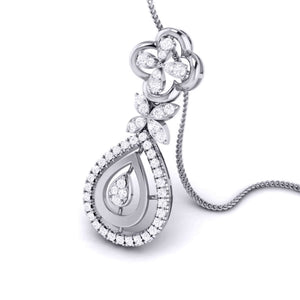 Jewelove™ Pendants & Earrings Platinum with Diamond Pendant Set JL PT P 2