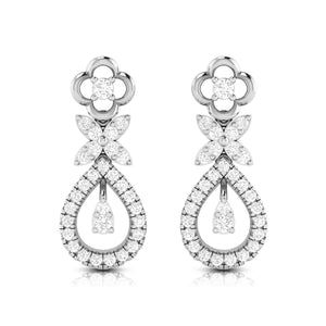 Jewelove™ Pendants & Earrings only Earrings Platinum with Diamond Pendant Set JL PT P 2