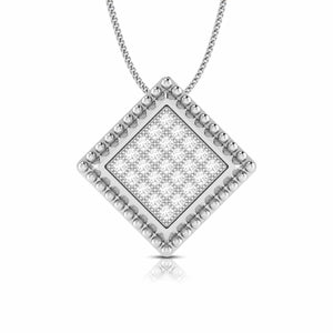 Jewelove™ Pendants & Earrings Pendant only Platinum with Diamond Pendant Set  JL PT P for Women 2466