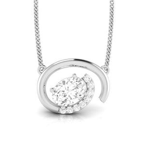 Jewelove™ Pendants & Earrings Pendant only Platinum with Diamond Solitaire Pendant Set for Women JL PT PE 82A