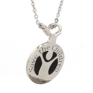 Jewelove™ Pendants Platinum with Enamel Save the Children Pendant JL PT P 306