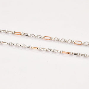 Jewelove™ Chains Platinum with Rose Gold Chain JL PT CH 822