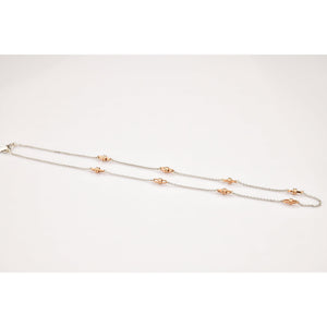 Jewelove™ Chains Platinum with Rose Gold Designer Loops Chain JL PT CH 800