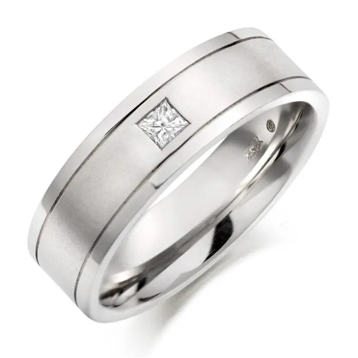 s925 Silver Diamond Slash high-end Men's Fashion Sterling Silver Ring  Diamond Wedding Party moissanite Ring Father Send her Boyfriend Gift  Commerce : Amazon.in: ज्वेलरी