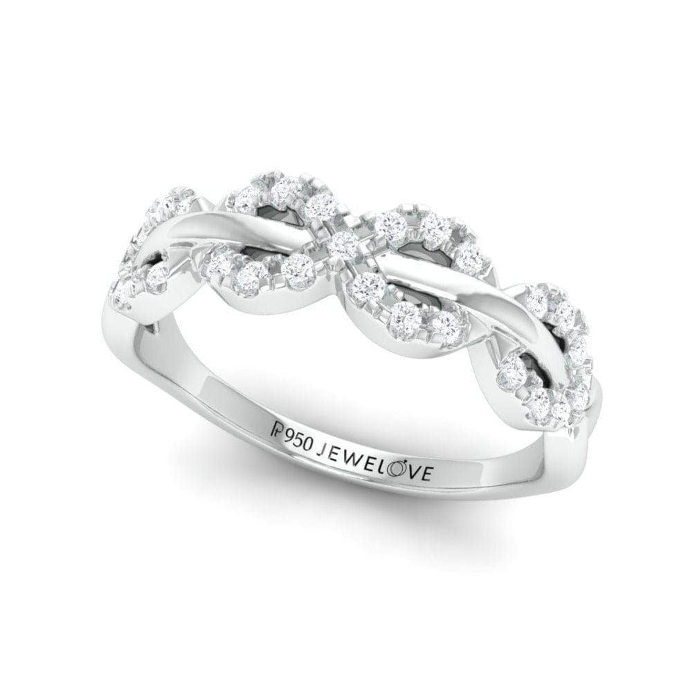 Infinity Bows Everyday Diamond Ring | Radiant Bay