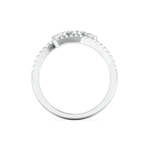 Jewelove™ Rings Ready to Ship - Ring Size 12, Designer Platinum Ring with Diamonds for Women JL PT 974