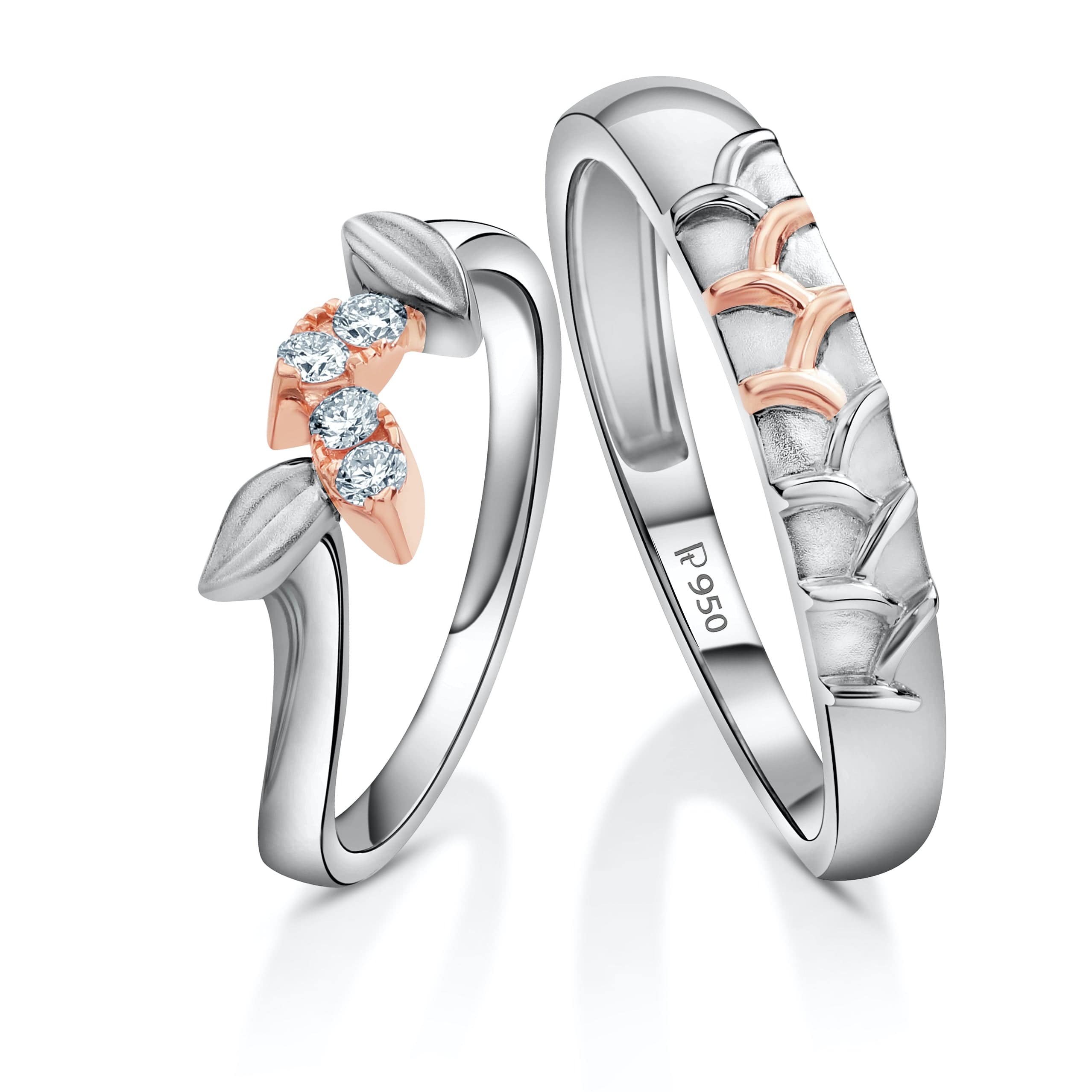 Buy 18K Diamond Couple Rings 148DG9487-148DG9504 Online from Vaibhav  Jewellers