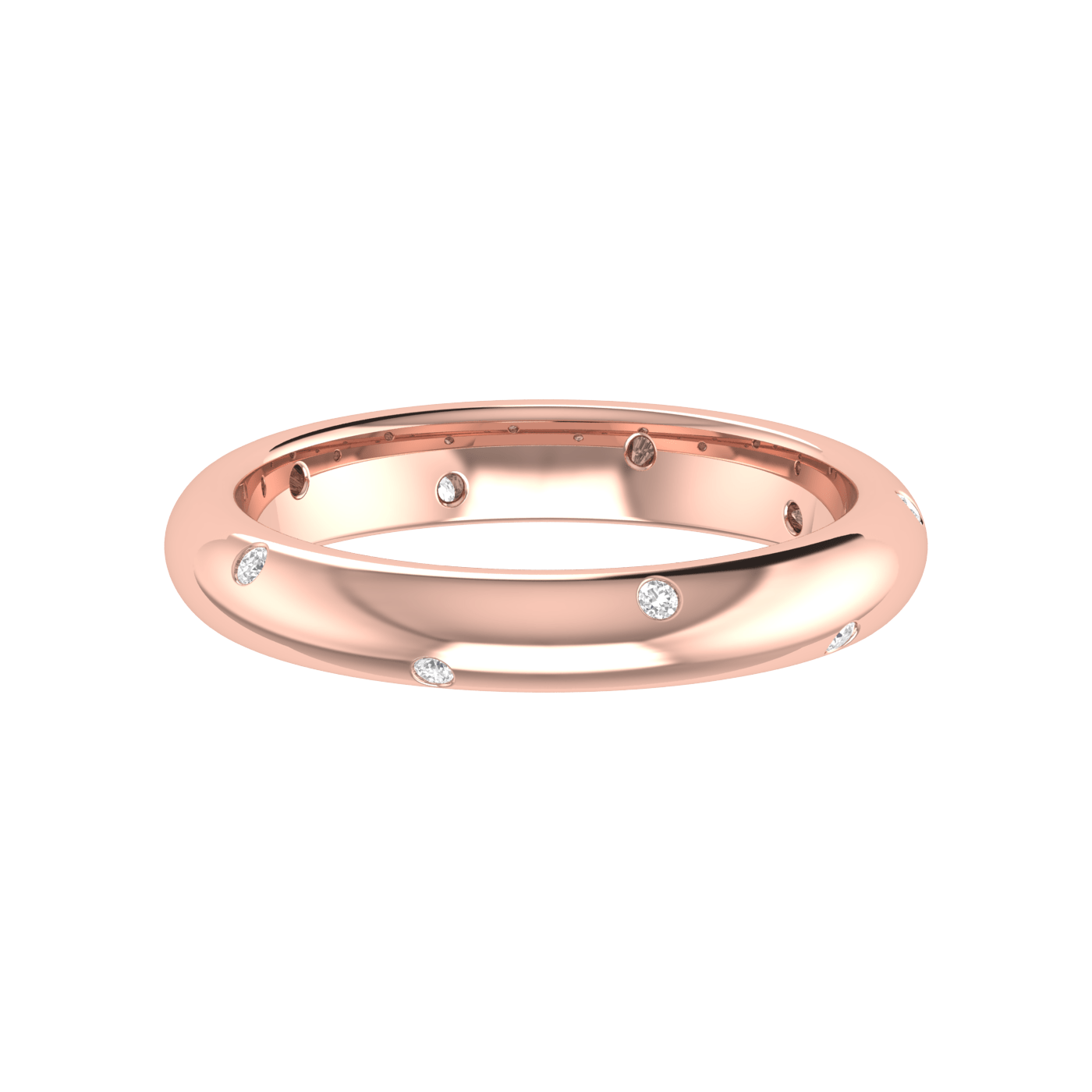 Jewelove™ Rings Rose Gold Diamond Wedding Ring for Women JL AU RD RN 9284R