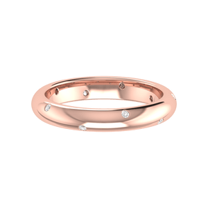 Jewelove™ Rings Rose Gold Diamond Wedding Ring for Women JL AU RD RN 9284R