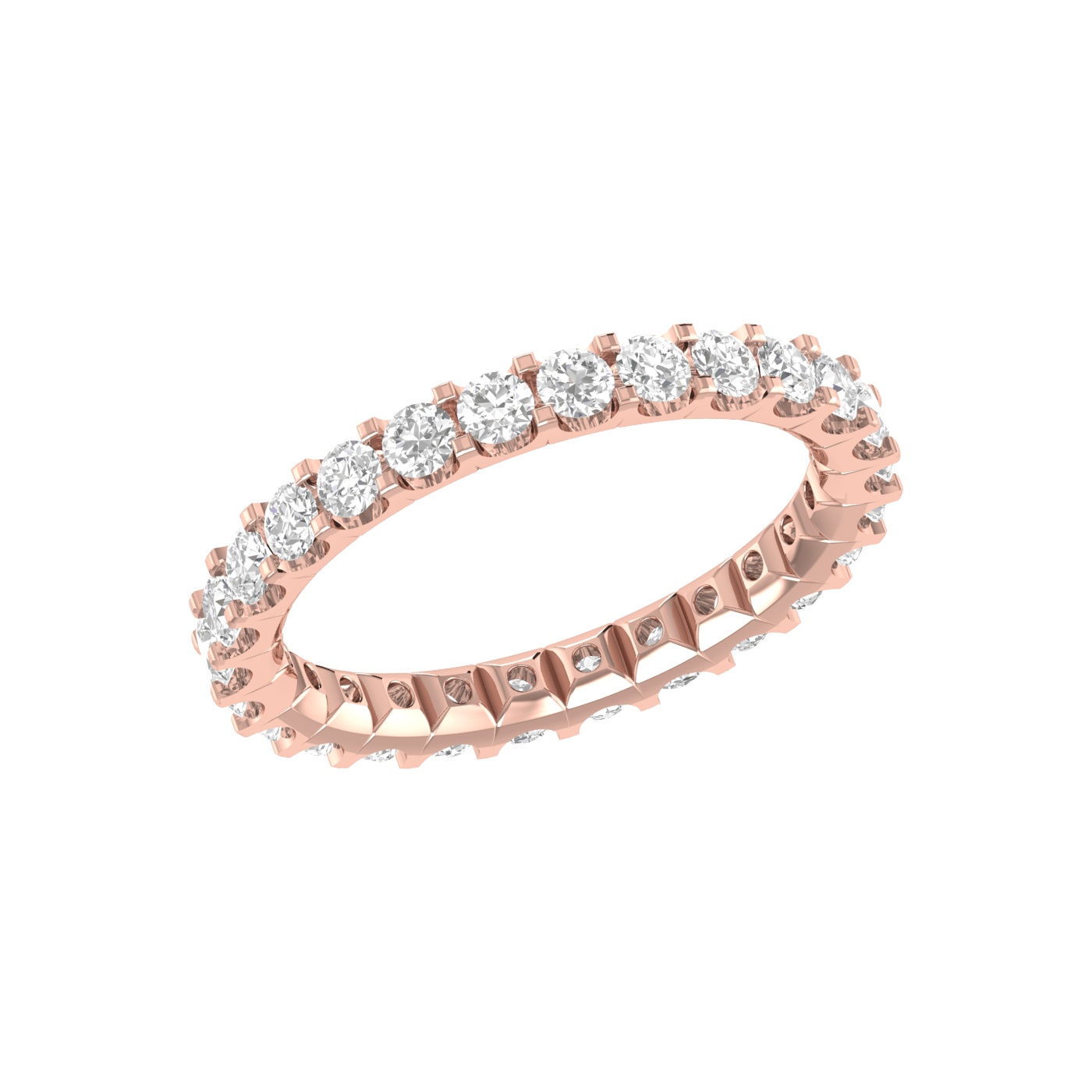 Jewelove™ Rings Rose Gold Diamond Wedding Ring JL AU RD RN 9279R