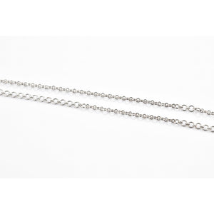 Round Circular Links Platinum Chain JL PT 765