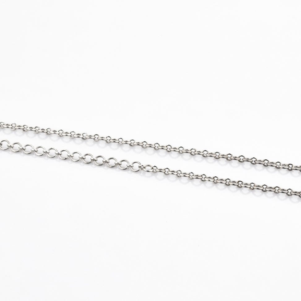 Jewelove™ Chains Round Circular Links Platinum Chain JL PT CH 765