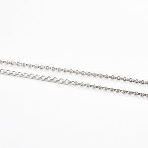 Jewelove™ Chains Round Circular Links Platinum Chain JL PT CH 765