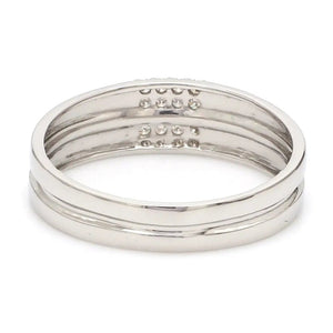 Jewelove™ Rings Simple 2 & 4 Row Platinum Love Bands SJ PTO 120