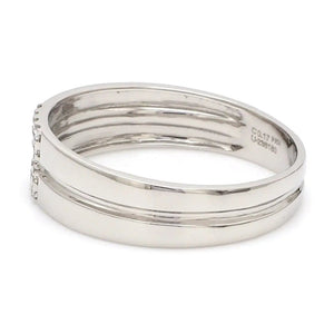 Jewelove™ Rings Simple 2 & 4 Row Platinum Love Bands SJ PTO 120