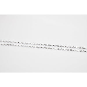 Simple Platinum Chain with Oval Links JL PT 767