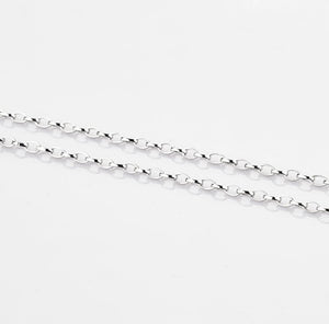 Jewelove™ Chains Simple Platinum Chain with Oval Links JL PT CH 767