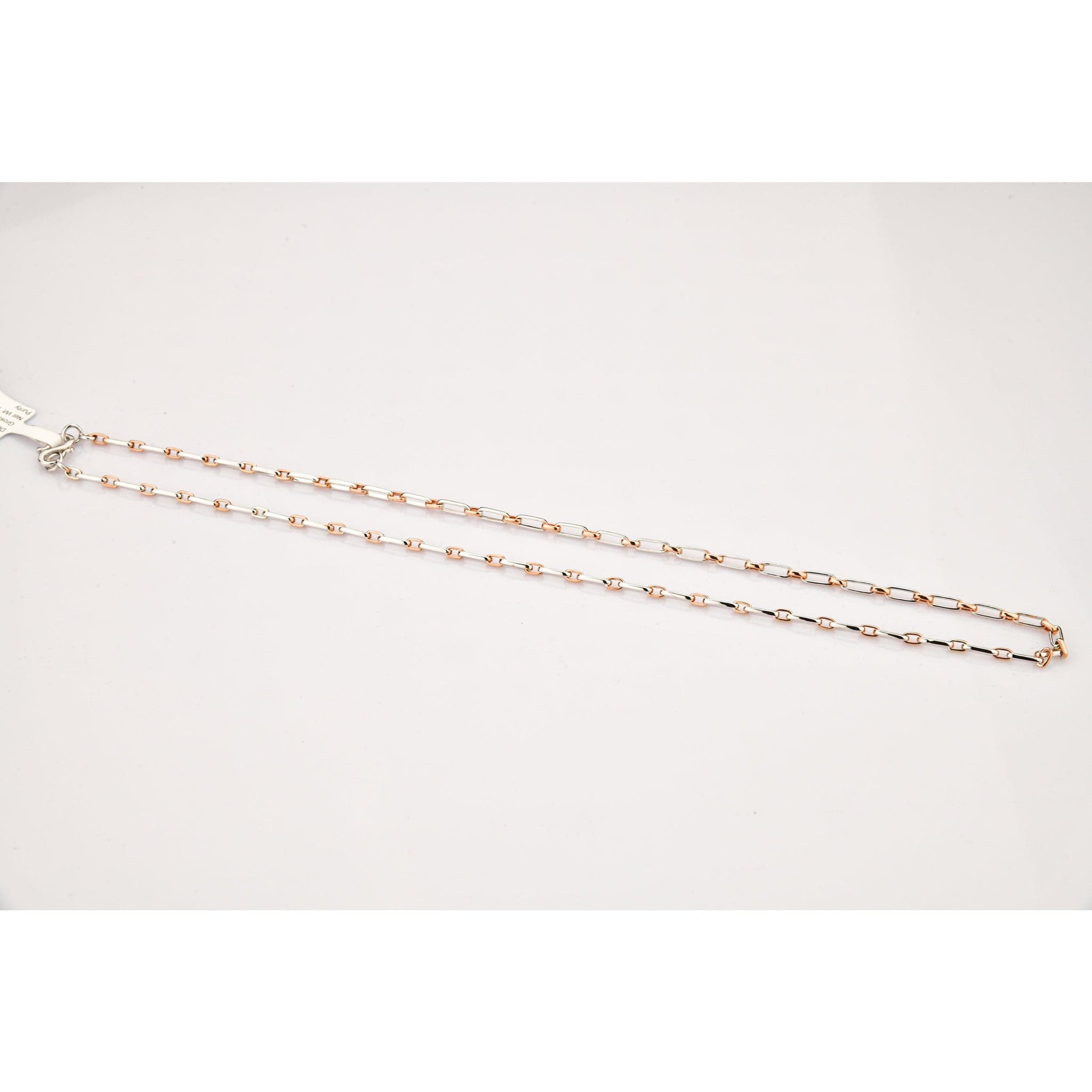 Jewelove™ Chains Simple Platinum with Rose Gold Chain JL PT CH 821