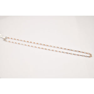 Jewelove™ Chains Simple Platinum with Rose Gold Chain JL PT CH 821