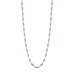 Jewelove™ Chains Simple Platinum with Rose Gold Chain JL PT CH 821