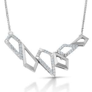 Jewelove™ Pendants SI IJ Soaring High Platinum Evara Diamond Kite Pendant for Women JL PT P 223