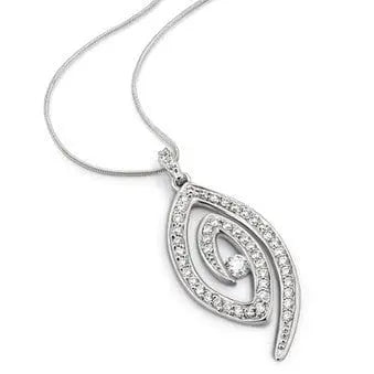 Pave setting store pendant