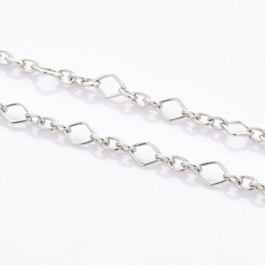 Jewelove™ Chains Square Links Platinum Chain JL PT CH 890