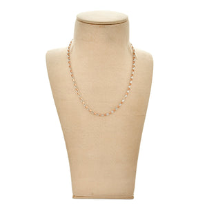 Jewelove™ Chains Square Links Platinum & Rose Gold Chain for Men JL PT CH 950