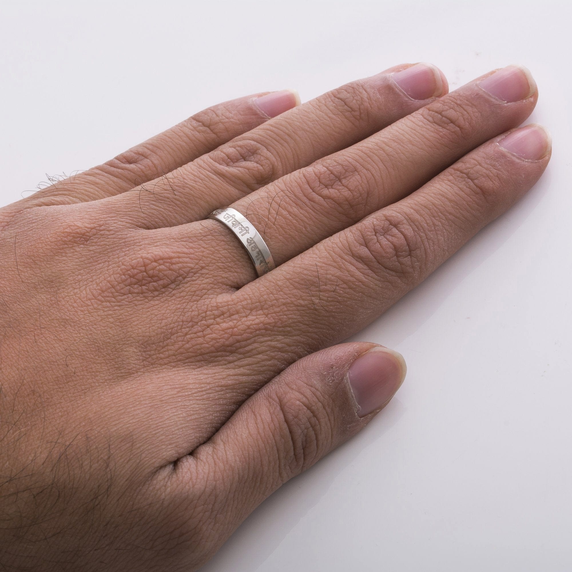 18k Hand Engraved Vintage Inspired Engagement Ring Setting