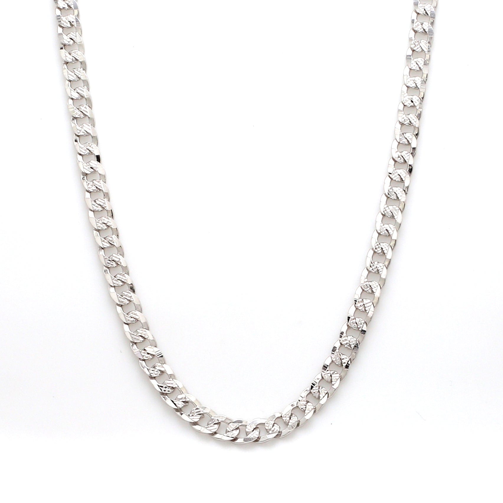 Jewelove™ Chains Unique Japanese 5mm Cuban Platinum Chain for Men JL PT CH 968