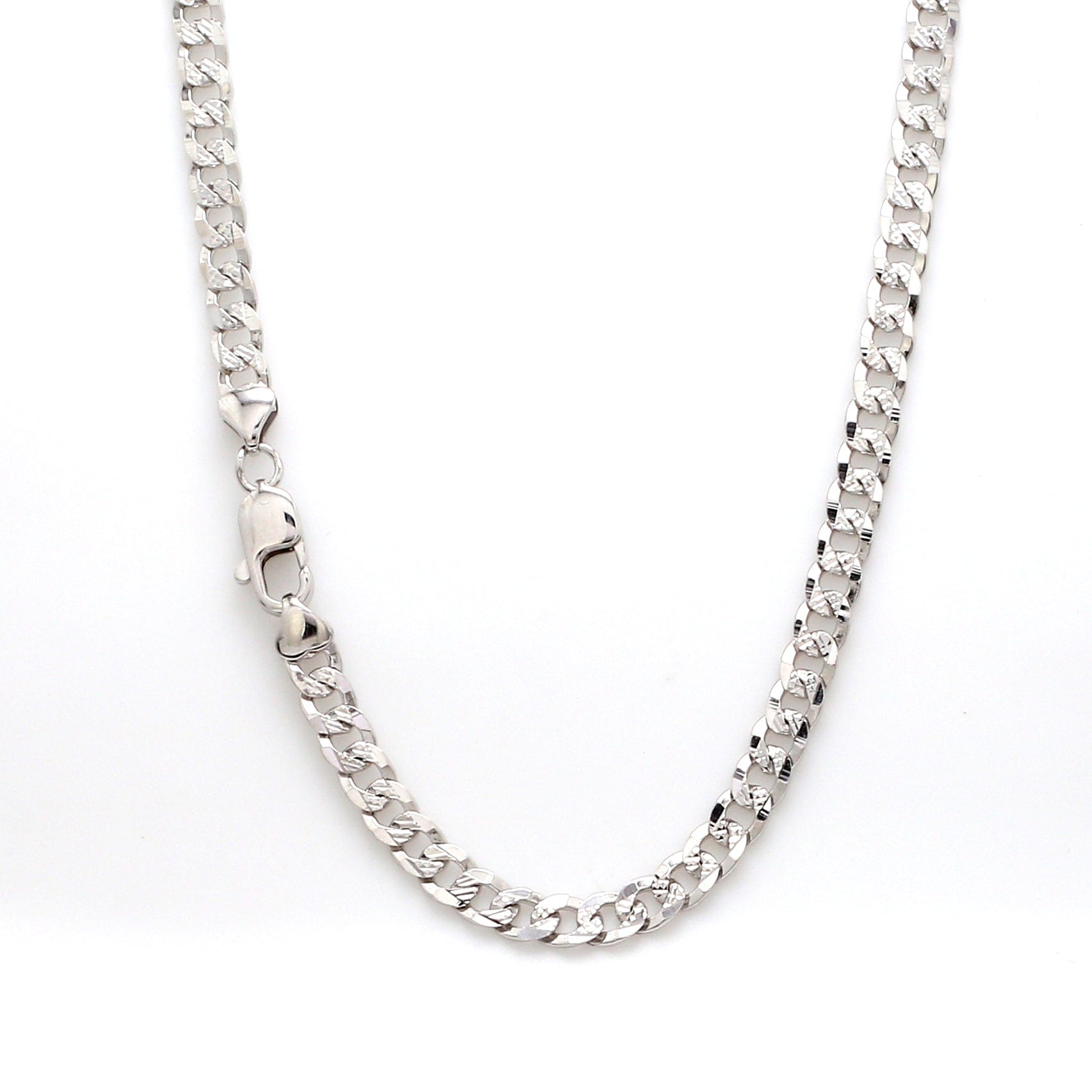 Jewelove™ Chains Unique Japanese 5mm Cuban Platinum Chain for Men JL PT CH 968