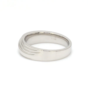 Jewelove™ Rings Unisex Platinum Plain Couple Rings JL PT 1153