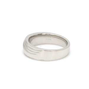 Jewelove™ Rings Unisex Platinum Plain Couple Rings JL PT 1153